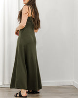 Simple Sweater Dress - Forest Green