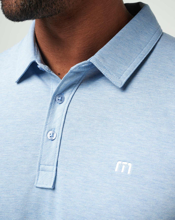  TravisMathew - Men's Zinna Polo - Light Blue - CoCapsules