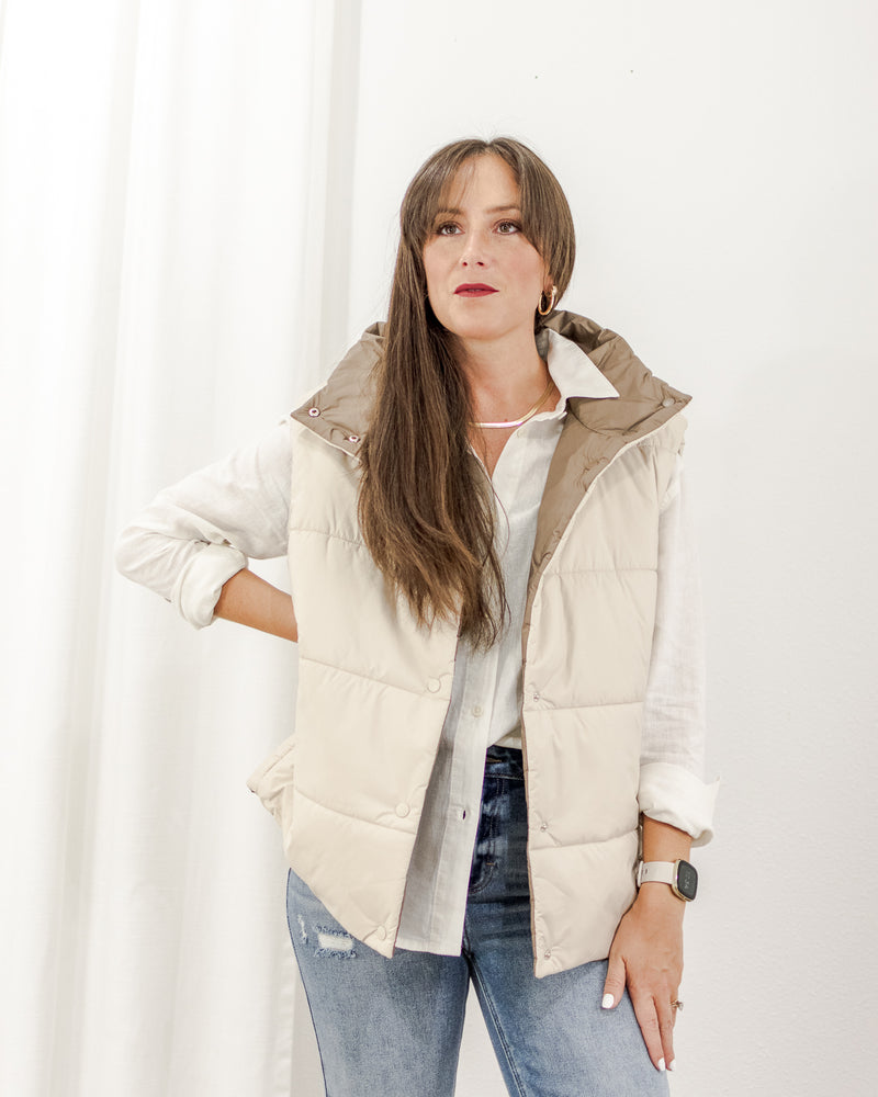 Reversible Puffer Vest