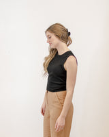 Concert Crop Tank - Black