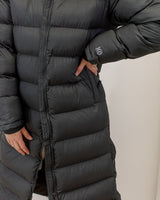 Long Puffer Coat - Black