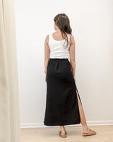  Rhythm - Classic Midi Skirt - Black - CoCapsules