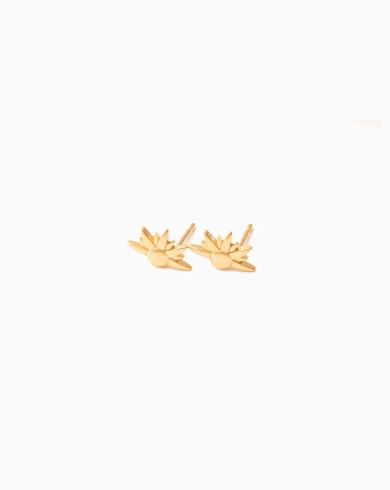 Gold Daisy Studs
