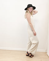  Rhythm - Classic Jumpsuit - Oat - CoCapsules